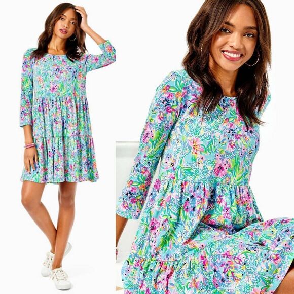 Lilly Pulitzer Geanna Swing Mini Dress S - Picture 1 of 11